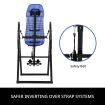 Gravity Inversion Table for Back Therapy w/ Ergonomic Curved Backrest-Black