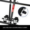 Gravity Inversion Table for Back Therapy w/ Ergonomic Curved Backrest-Black
