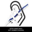 Gravity Inversion Table for Back Therapy w/ Ergonomic Curved Backrest-White