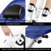 Gravity Inversion Table for Back Therapy w/ Ergonomic Curved Backrest-White