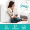 Wedge Pillow Cool Gel Memory Foam Leg Elevation Pillow Back Support Cushion