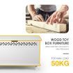 Kidbot Ottoman Kids Wooden Storage Toy Box Chest Large Bench with Lid 80x40x49cm