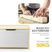 Kidbot Wooden Kids Storage Box for Toys Clothing 80x40x44cm
