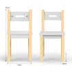 Kids Table and Chairs Set Chalkboard Multifunctional Toys Play Storage Desk Kidbot