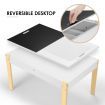 Kids Table and Chairs Set Chalkboard Multifunctional Toys Play Storage Desk Kidbot