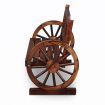 Wooden Garden Bench Outdoor Furniture with Wagon Wheel