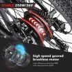 Upgraded 26'' Electric Bike eBike Mountain Bicycle 36V 250W 21 21 Speed Shifter