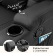Electric Recliner Massage Chair Rocking Armchair Sofa Heated Seat 360 Swivel Black