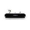 Modern TV Stand High Gloss Front Wood Entertainment Unit - Black