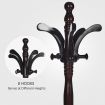 Wooden Coat Stand Rack Clothes Hanger Brown Colour