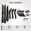 Wooden Coat Stand Rack Clothes Hanger Brown Colour