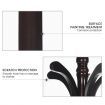 Wooden Coat Stand Rack Clothes Hanger Brown Colour