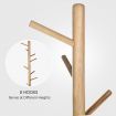 Wooden Coat Stand Rack Clothes Hanger Natural Colour