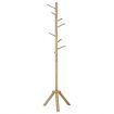 Wooden Coat Stand Rack Clothes Hanger Natural Colour