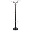 Metal Coat Jacket Stand with Marble Base and Umbrella Hook 3-Tier Style