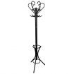 Classic Style Metal Coat Hanger Vintage Jacket Stand Rack Black