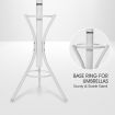 Classic Style Metal Coat Hanger Vintage Jacket Stand Rack White
