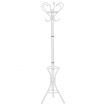 Classic Style Metal Coat Hanger Vintage Jacket Stand Rack White
