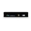 2m Wall Mount TV Cabinet Floating Wood Unit 2 Doors Shelf High Gloss Front Black