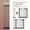 Child Pet Safety Gates for Stairs with 21cm Extension 97-104cm Width