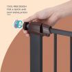 Child Pet Safety Gates for Stairs with 21cm Extension 97-104cm Width