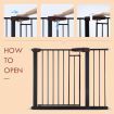 Child Pet Safety Gates for Stairs with 21cm Extension 97-104cm Width