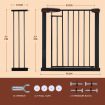 Child Pet Safety Gates for Stairs with 21cm Extension 97-104cm Width
