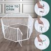 3-in-1 Kids Metal Safety Playpen with Double Locking System