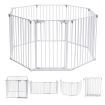 3-in-1 Kids Metal Safety Playpen with Double Locking System