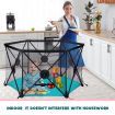 Kidbot Travel Child Pop Up Playpen Foldaway Baby Playpen 6-Panel Blue