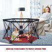 Kidbot Travel Child Pop Up Playpen Foldaway Baby Playpen 6-Panel Red