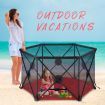 Kidbot Travel Child Pop Up Playpen Foldaway Baby Playpen 6-Panel Red