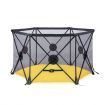 Kidbot Travel Child Pop Up Playpen Foldaway Baby Playpen 6-Panel Yellow