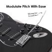 Full Size Electric Guitar 39 inch with Bonus Amplifier Black Melodic