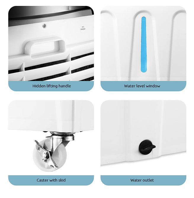 50L Evaporative Air Cooler Air Conditioner Cooling Fan Remote Control