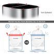 80L Rubbish Bin Dustbin Recycling Dual Sensor Automatic Garbage Kitchen Waste Trash Can Stainless Steel