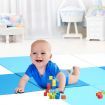 Kidbot New Baby Foam Play Mat Playpen Folding Sofa with Thick Padding Blue