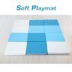 Kidbot New Baby Foam Play Mat Playpen Folding Sofa with Thick Padding Blue