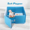 Kidbot New Baby Foam Play Mat Playpen Folding Sofa with Thick Padding Blue