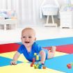 Kidbot New Baby Foam Play Mat Playpen Folding Sofa with Thick Padding Colourful
