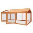 Chicken Run Coop Chook Cage Pen Shelter Wood House Rabbit Hutch Bunny Pet Enclosure Outdoor