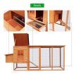 Chicken Run Coop Walk In House Rabbit Hutch Bunny Cage Duck Pet Hen Enclosure Outdoor Wooden Extra Long 250cm
