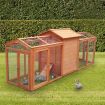 Chicken Run Coop Chook Bird Cage Pen Shelter Wood House Rabbit Hutch Bunny Pet Enclosure Outdoor