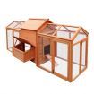 Chicken Run Coop Chook Bird Cage Pen Shelter Wood House Rabbit Hutch Bunny Pet Enclosure Outdoor