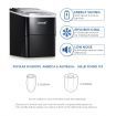 MAXKON Ice Maker Ice Cube Machine 12KG Ice Capacity Black