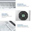 MAXKON Ice Maker Ice Cube Machine 12KG Ice Capacity Silver