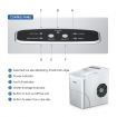 MAXKON Ice Maker Ice Cube Machine 12KG Ice Capacity Silver
