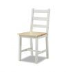 Wooden Table and Chairs 5-Piece Dining Set Kitchen Furniture-Oak & White