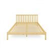Wooden Bed Frame Queen Size Oak Platform Bed Base Bedroom Furniture