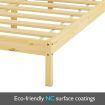 Wooden Bed Frame Queen Size Oak Platform Bed Base Bedroom Furniture